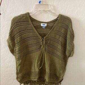 Olive Green Knit Sweater